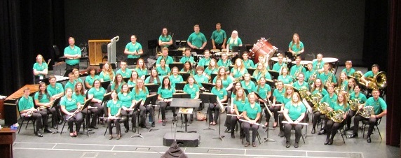 4-H Band on stage
