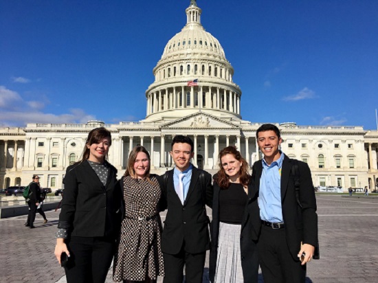 group photo in Washington DC
