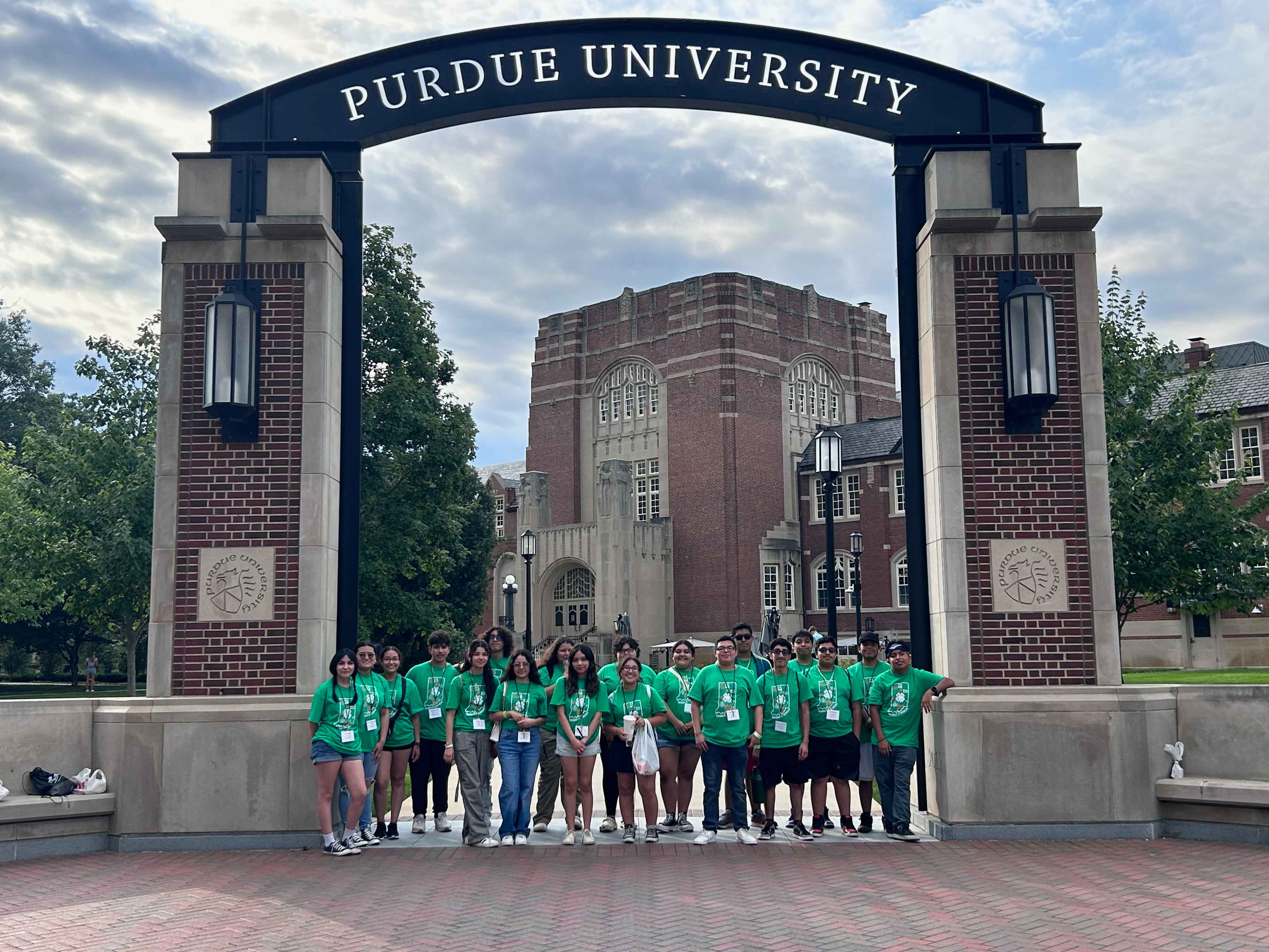 2024 4-H Academy Photo of Juntos 4-H members across the state of Indiana enjoying three days at Purdue University campus