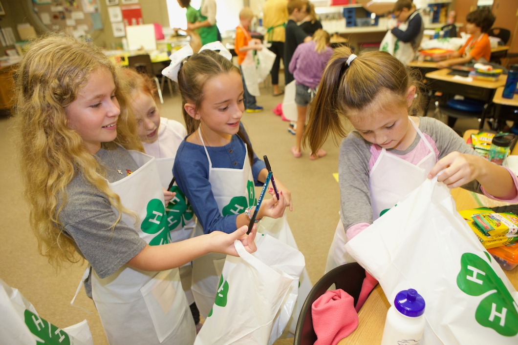 Students at 4-H Event
