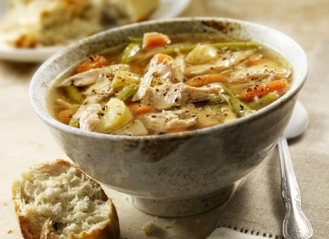 Vegetable Soup with Chicken