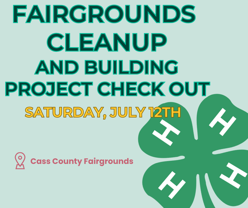 last project release and fair grounds cleanup 