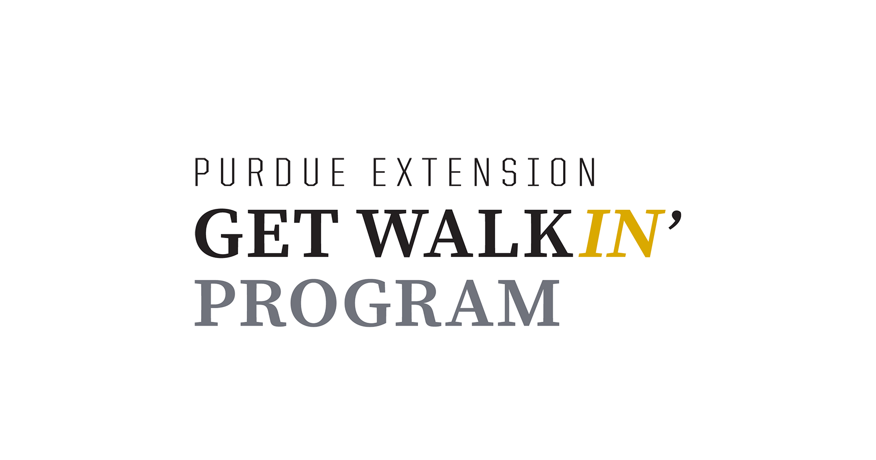 Get WalkIN' Program