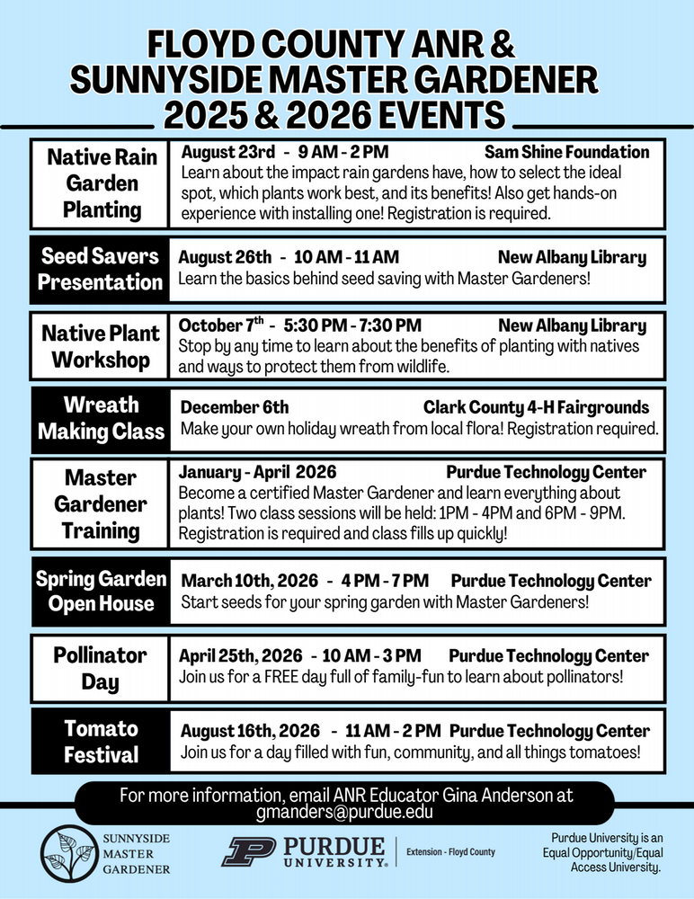2025-2026 SMG & ANR Events