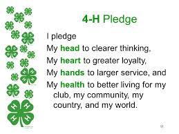 4-H Pledge 