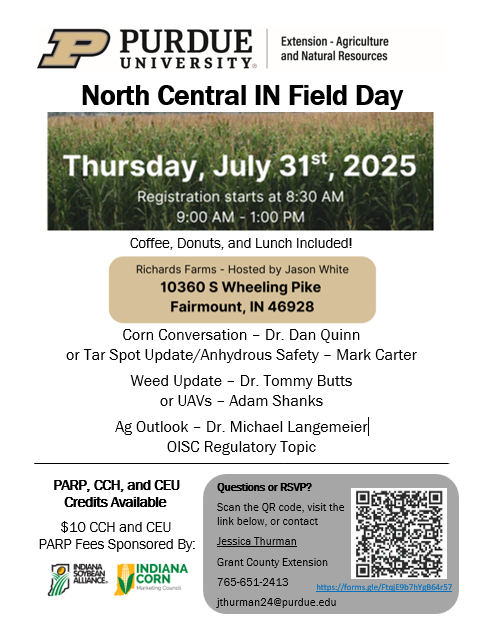 north central IN field day flyer 2025