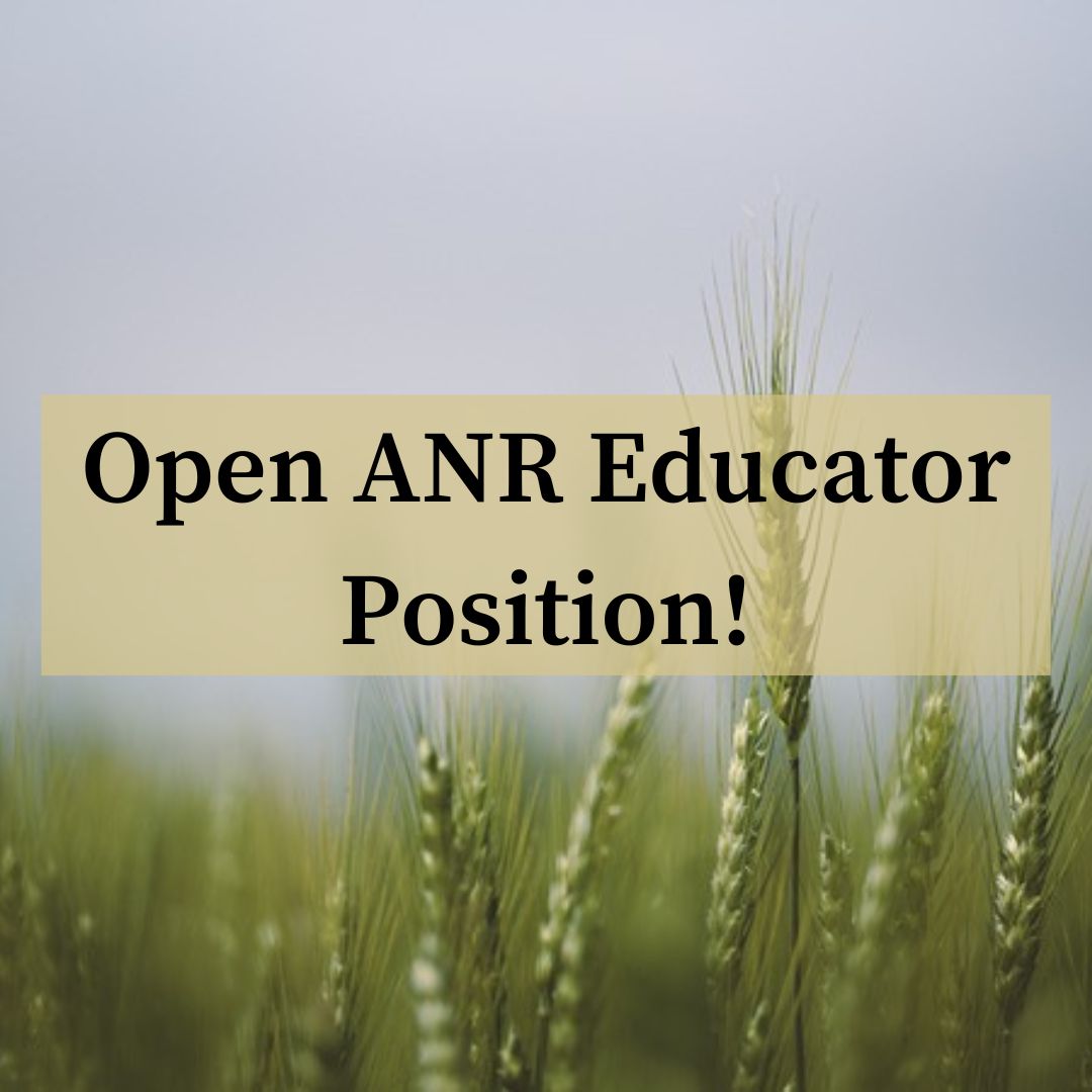 open ANR position at Greene County Extension