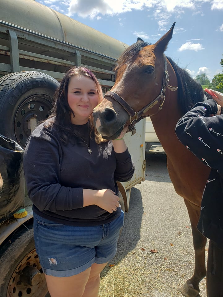 Phoenix 4-H Club member with Nash the Half Arabian Horse