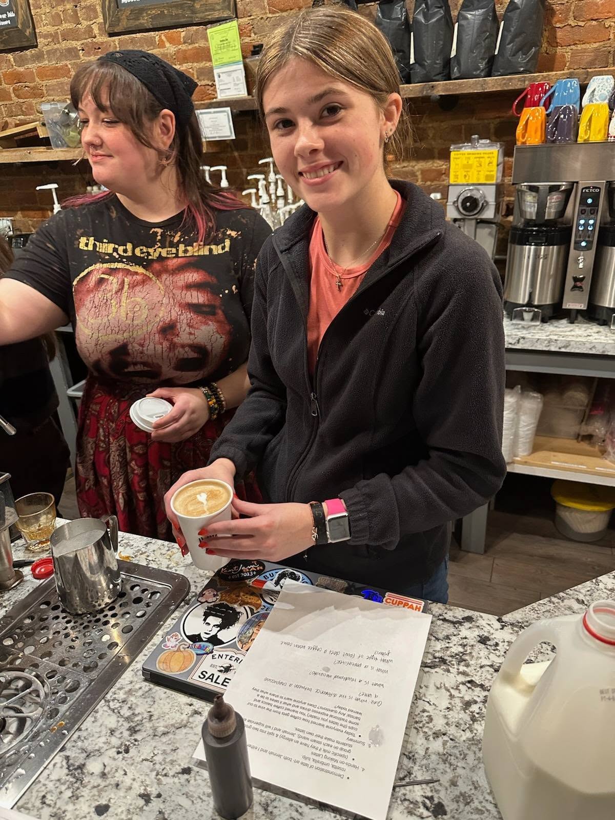 Teen barista workshop pic