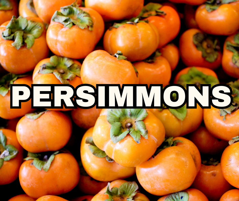 persimmons