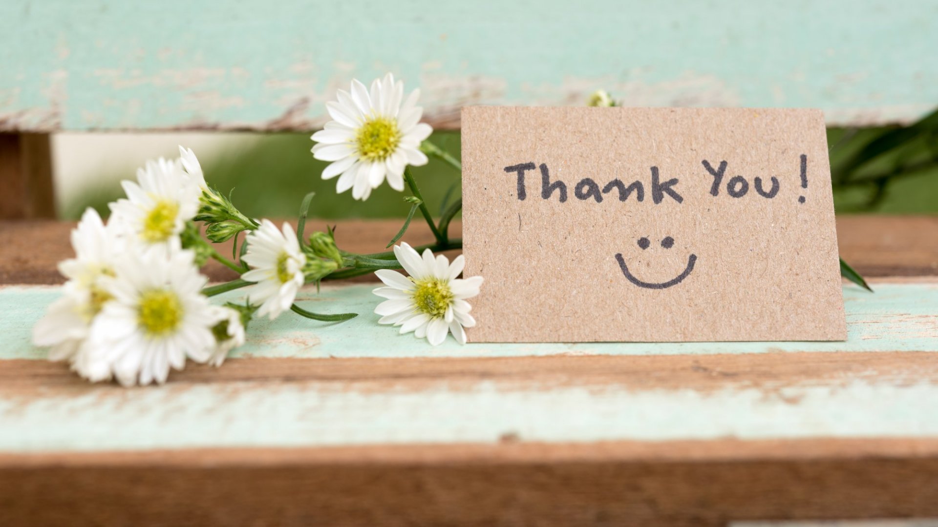 thank you with flowers