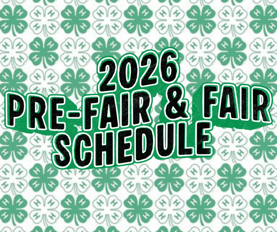 2026 Fair Schedule 