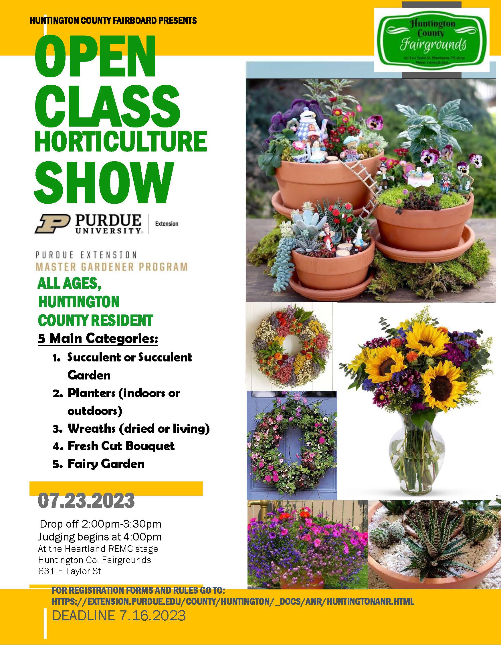 Horticulture Show Flyer