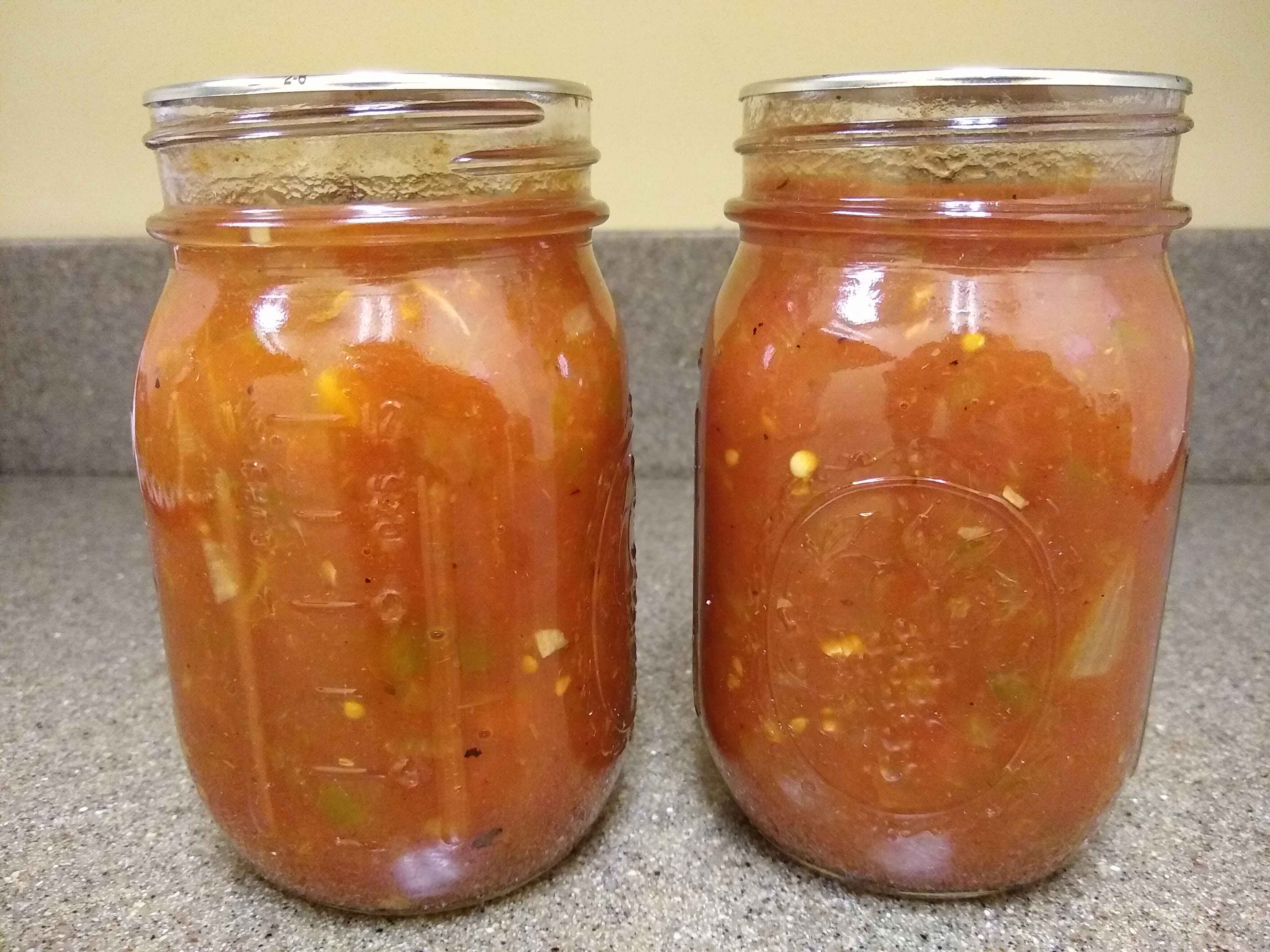 Home canned salsa