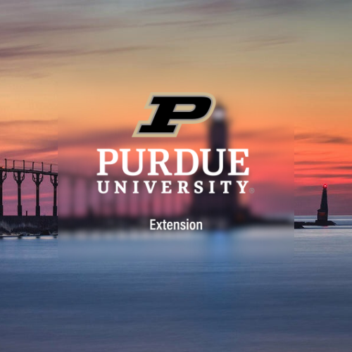 Michigan City Lighthouse Purdue Extension Logo