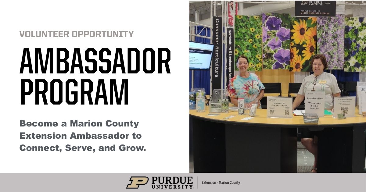 PEMC Ambassadors Program flyer, featuring PEMC volunteers at various events.
