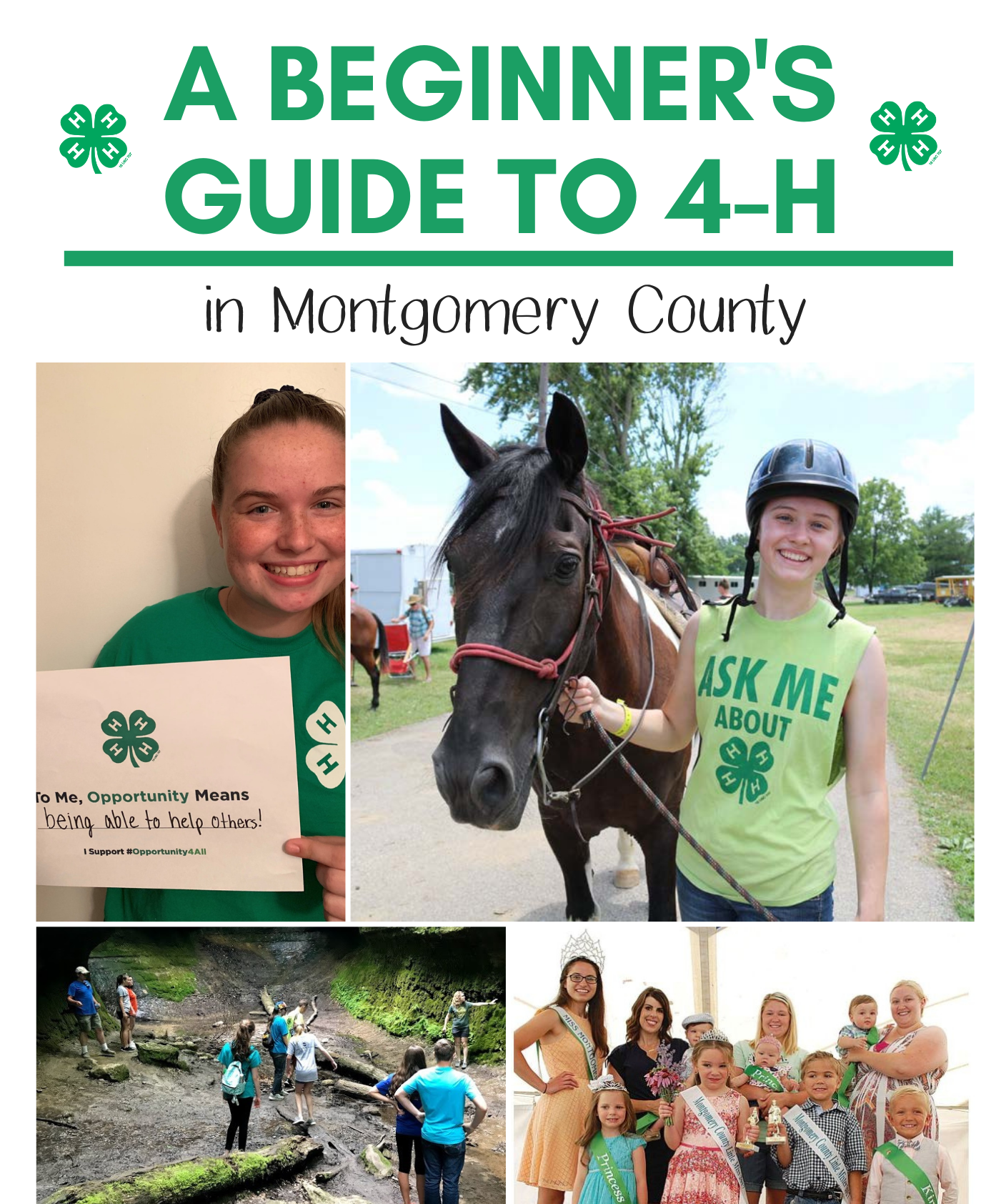 A Beginner's Guide to 4-H in Montgomery County
