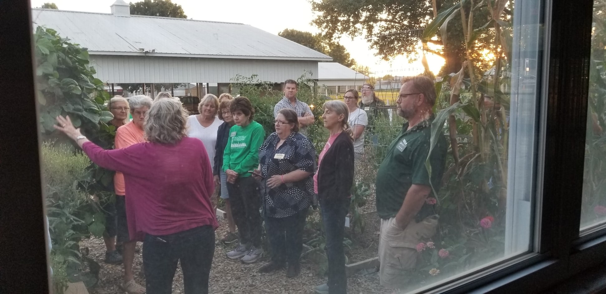 2021 Morgan County Master Gardeners Learning in the Demonstration Garden