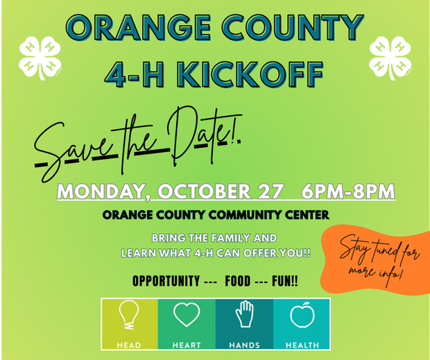 4-H Kickoff October 21, 2025
