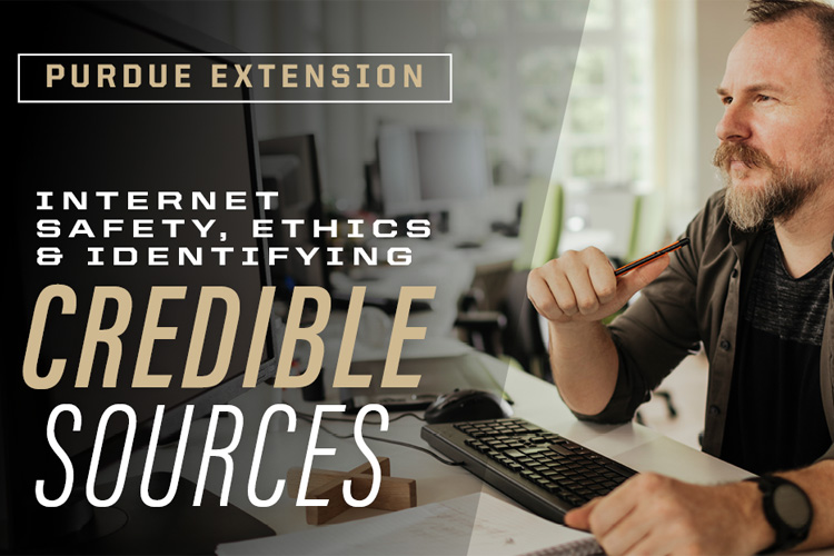 Man sitting at computer