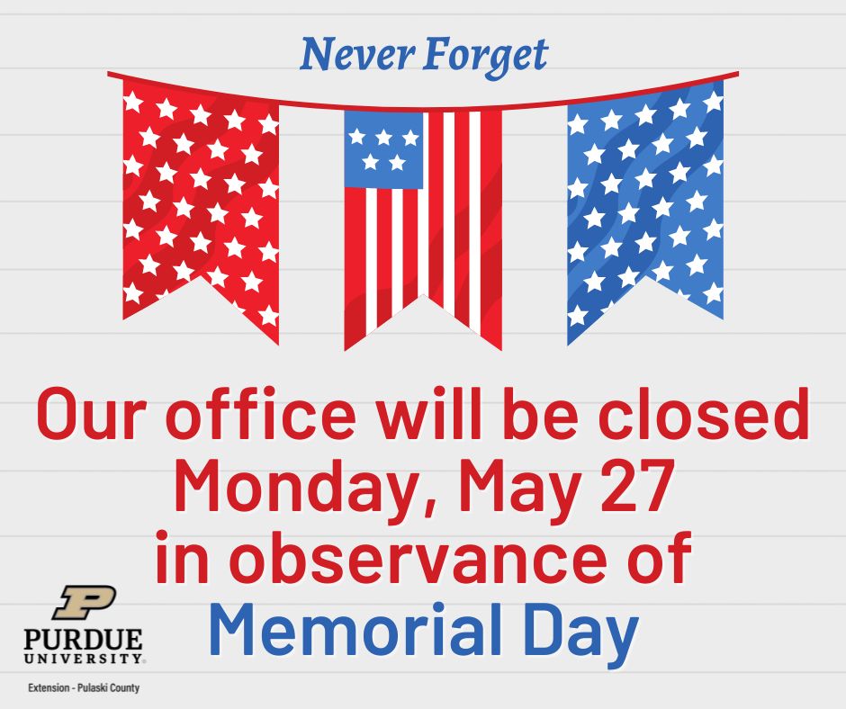 Office Closed Memorial Day