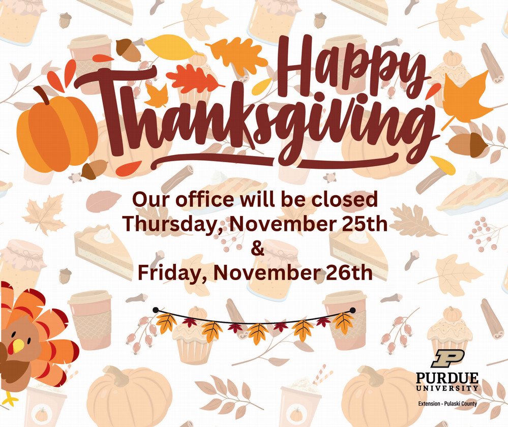 2025 Thanksgiving Office Closed