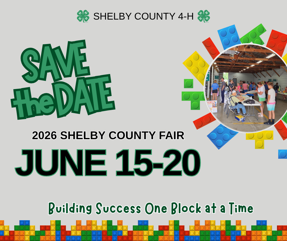 save the date for Shelby county fair