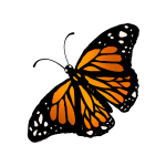 pngtreecartoon-style-orange-butterfly-monarch_6116899.png