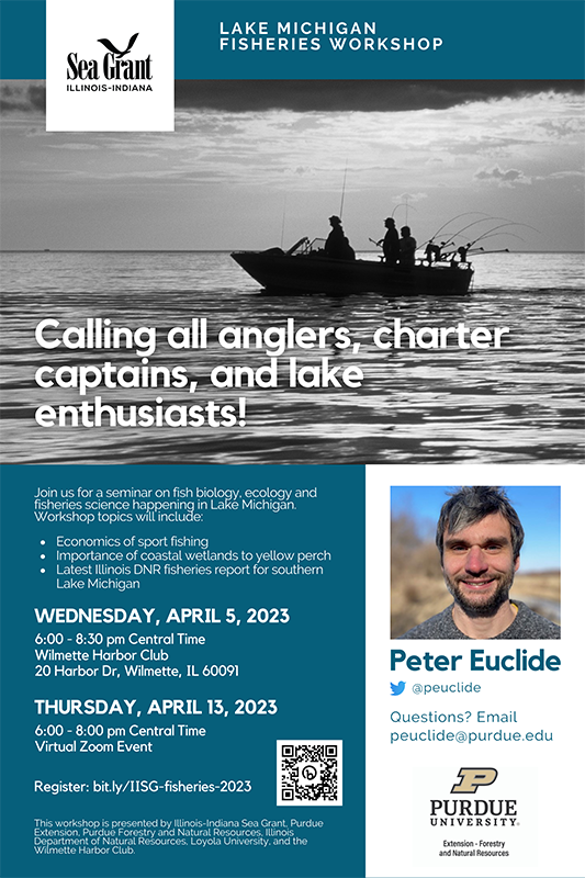 Virtual Zoom Public Fisheries Seminar IISG, Peter Euclide 2023, Apr 5th in person and 13th virtual Zoom.