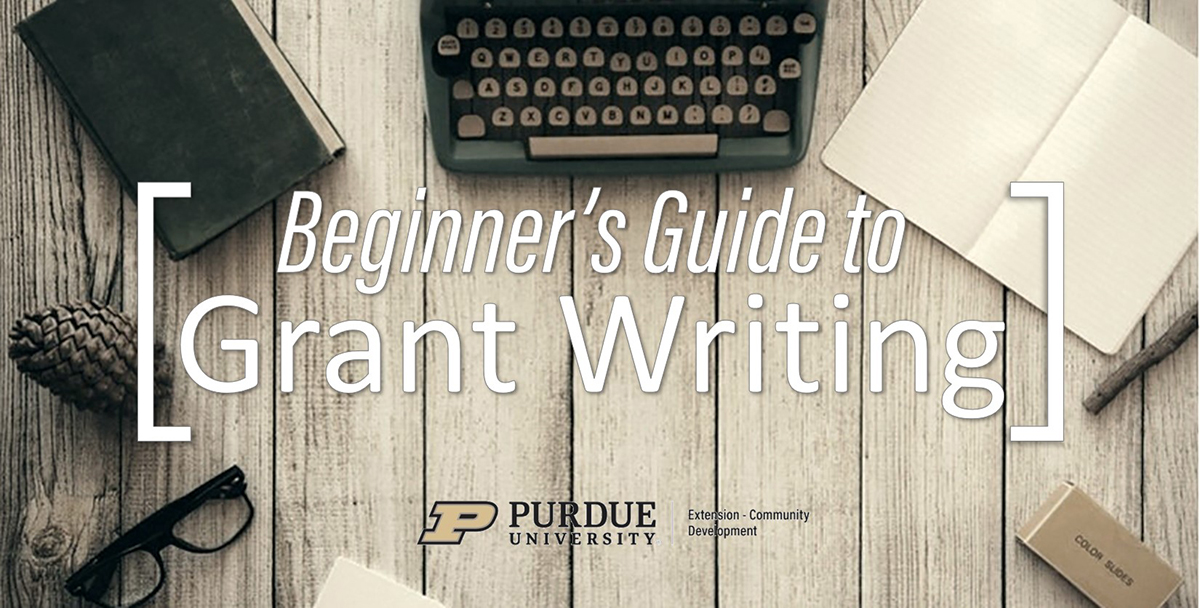 Banner for Beginner's Guide to Grant Writing program
