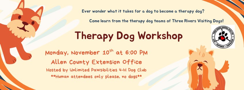 4-H Therapy Dog Workshop