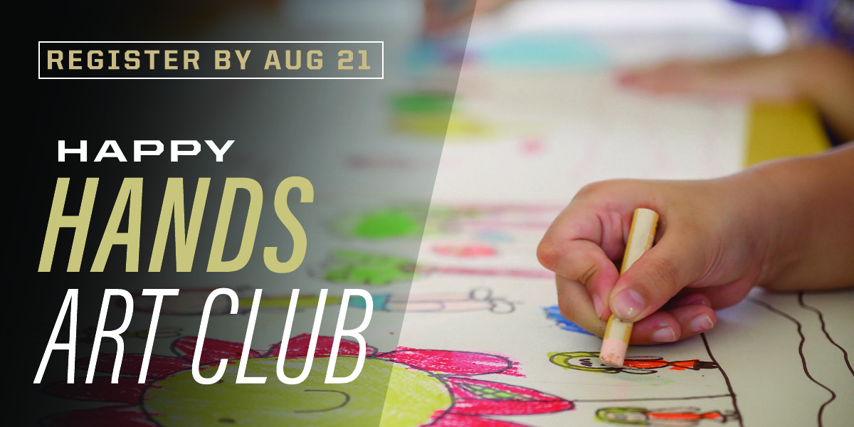 flyer for happy hands art club