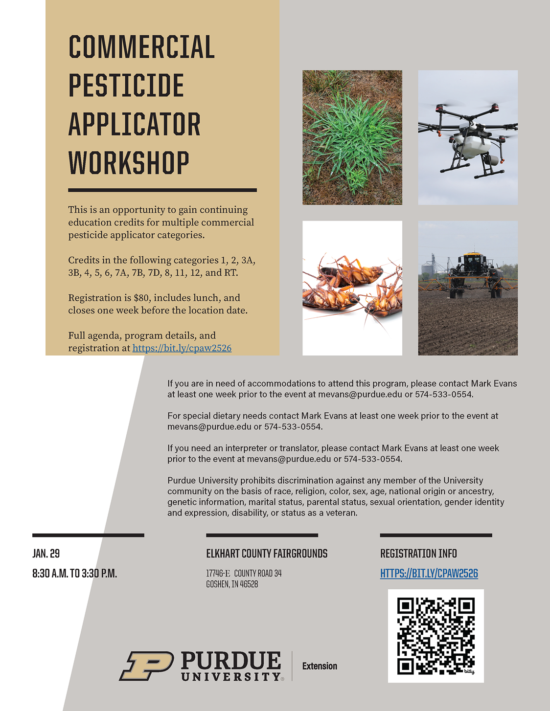 Flyer for workshop