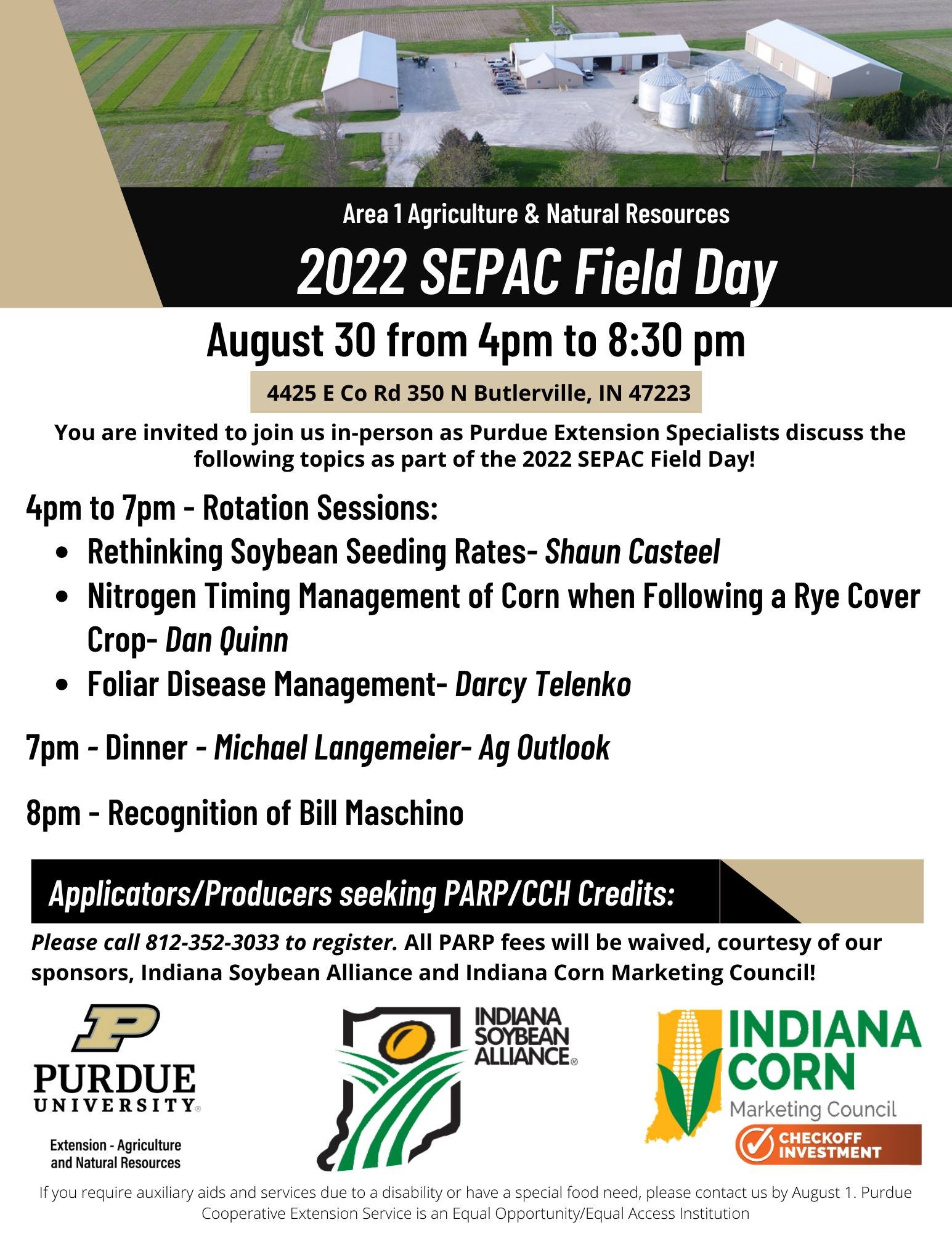 SEPAC Field Day flyer