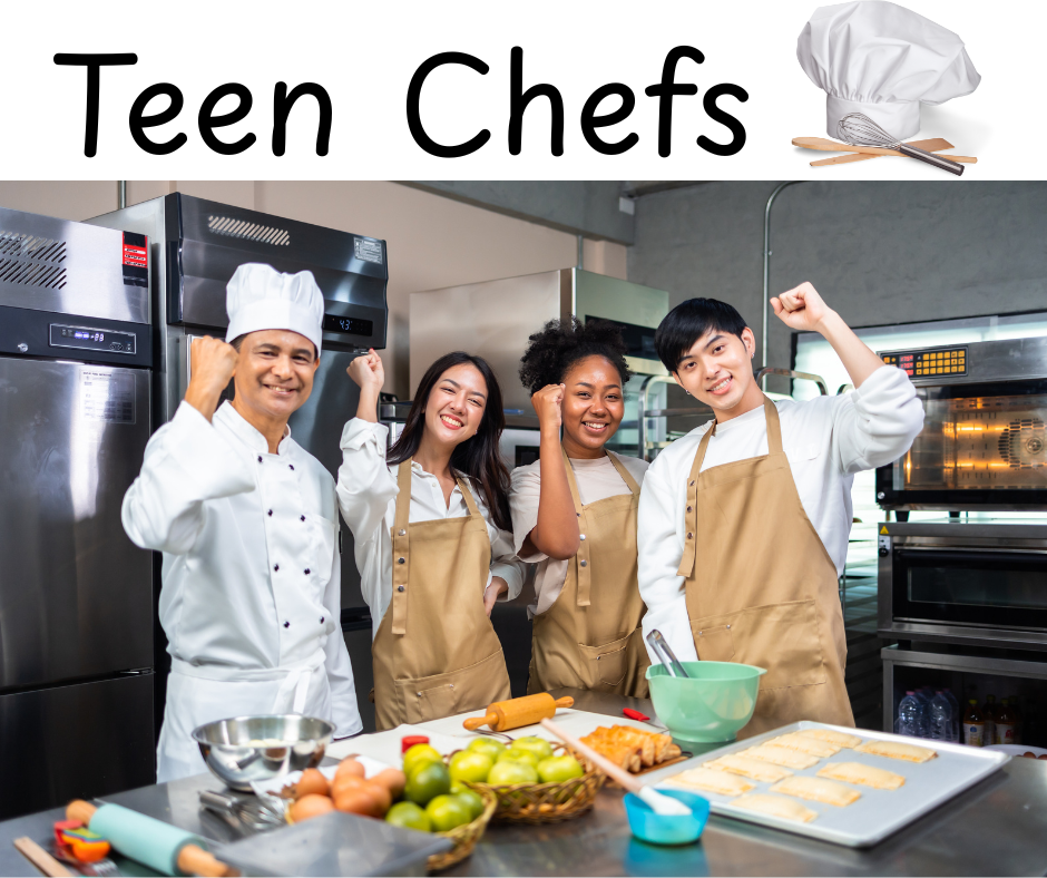 teens cooking