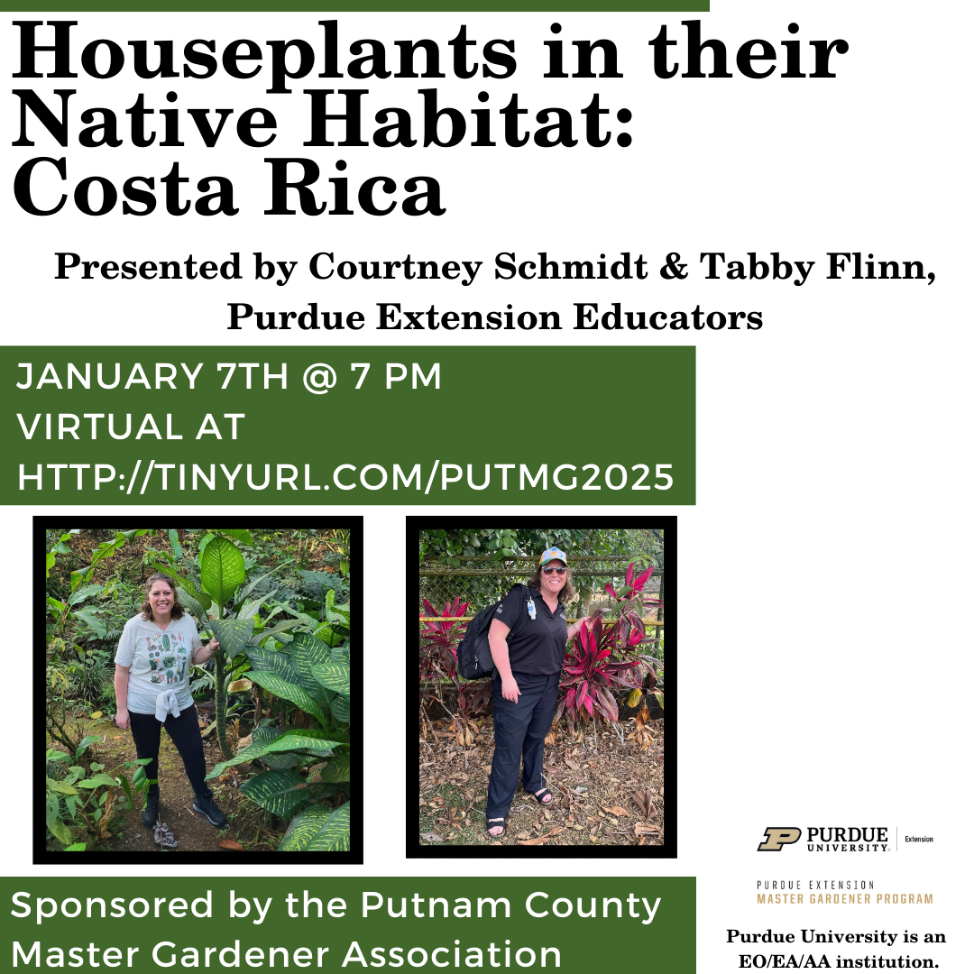 Flyer for Houseplants in their Native Habitat program
