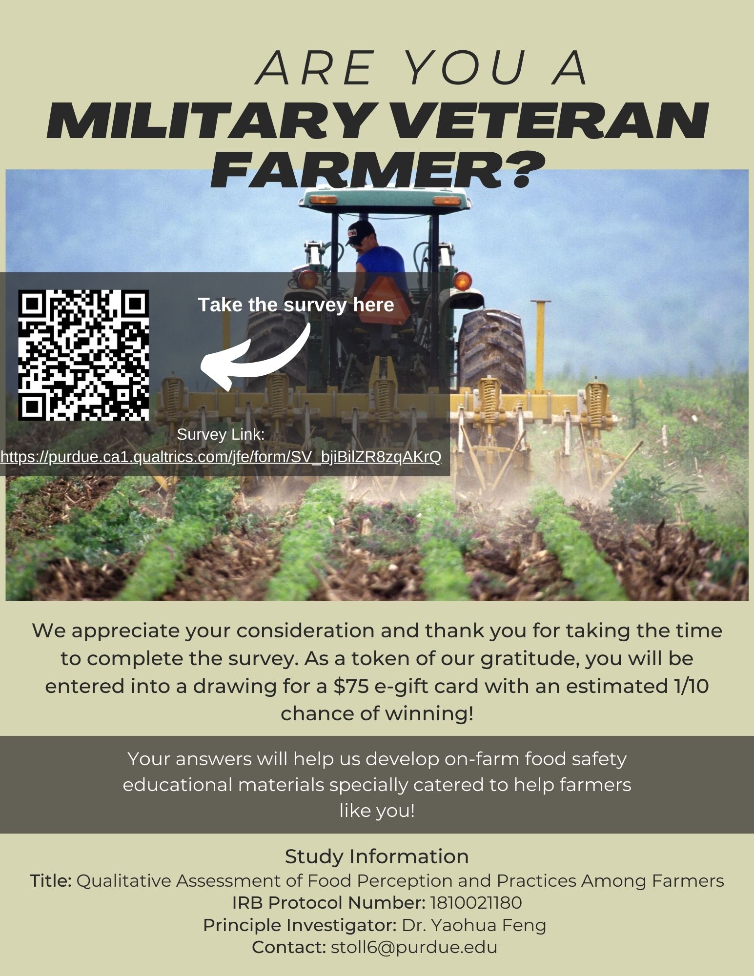 Veteran Farmer Survey