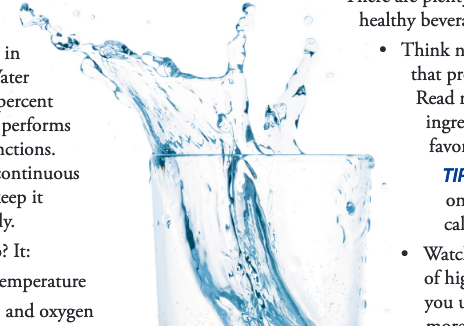glass of water