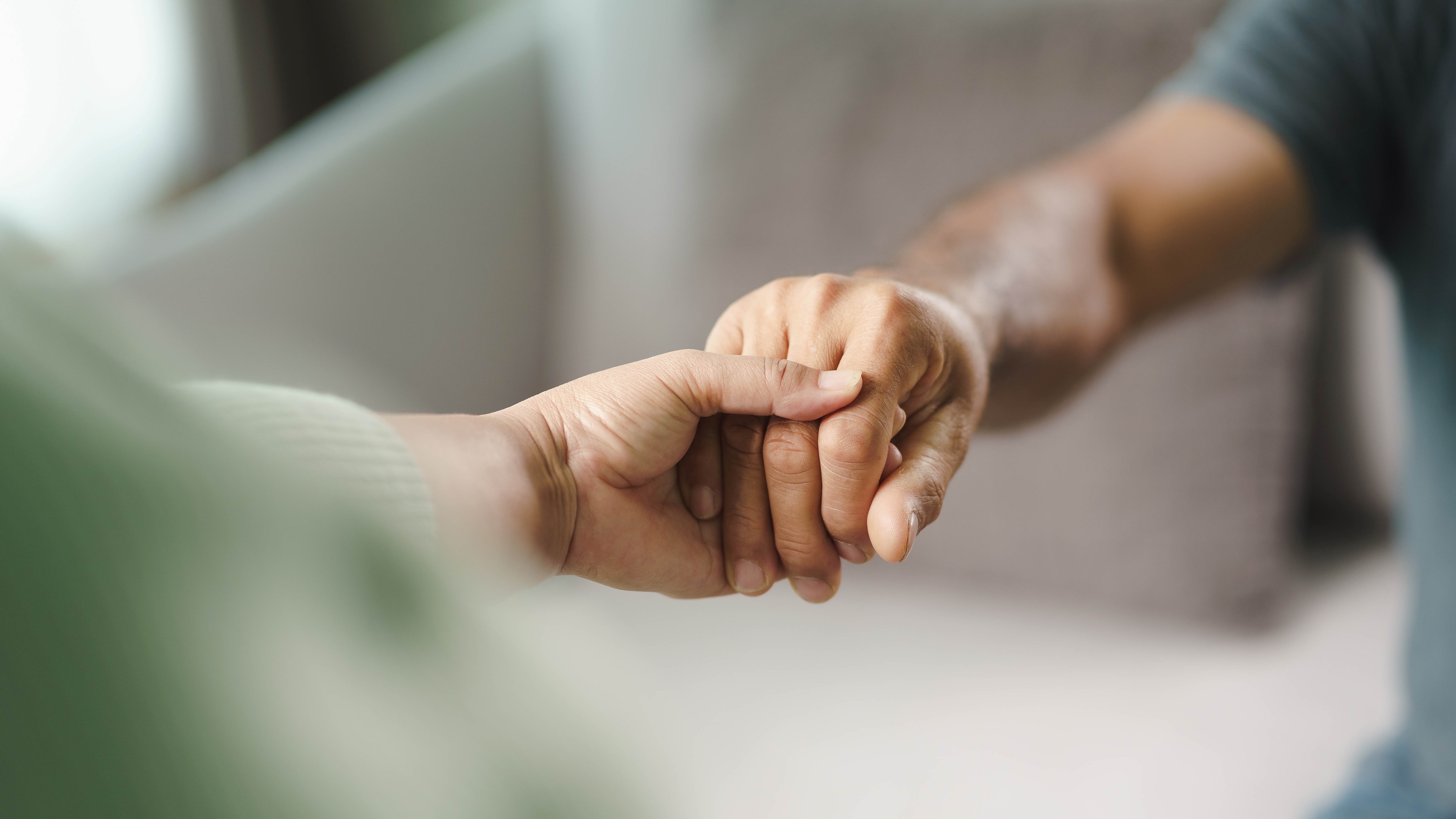 hands holding