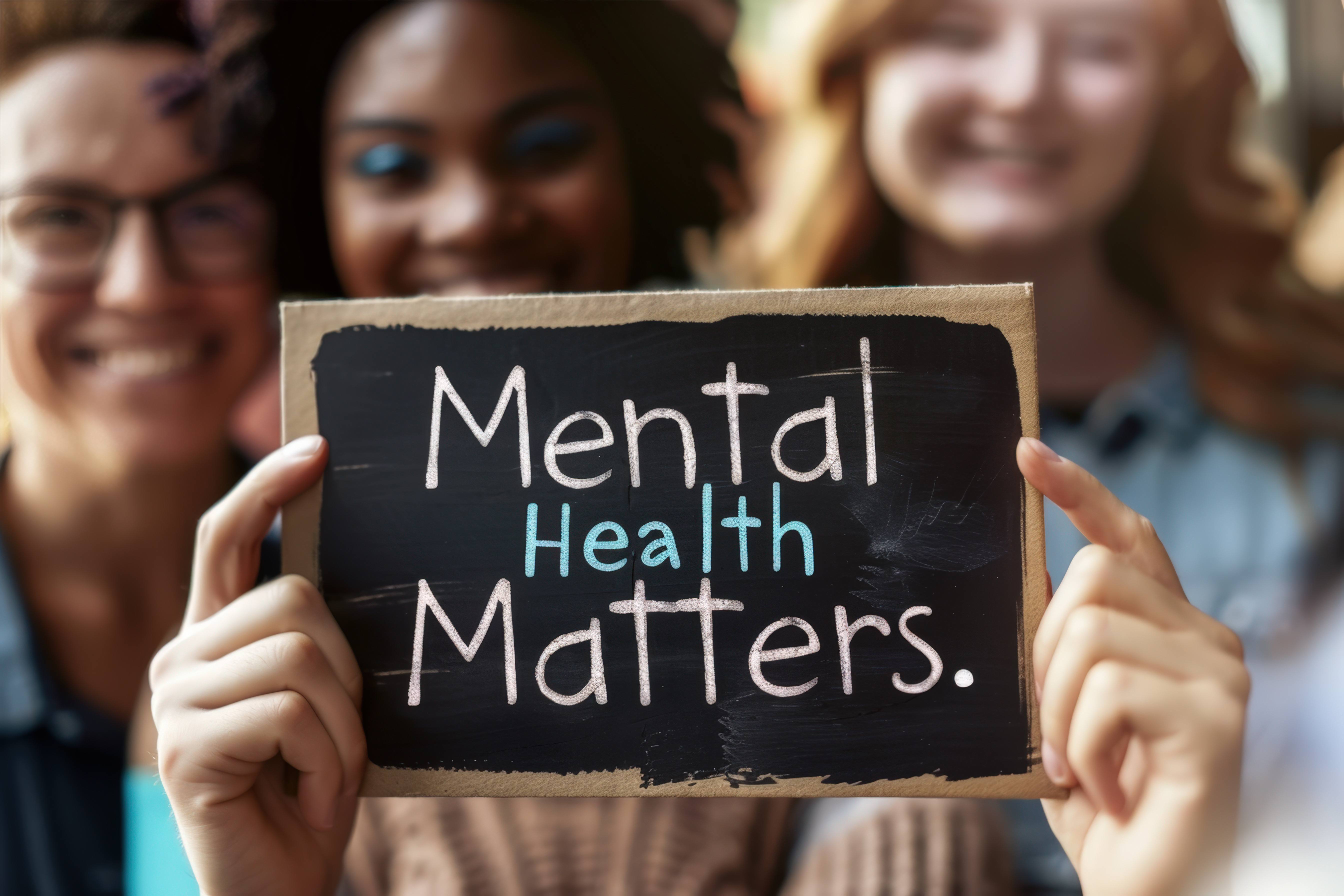 mental health matters sign