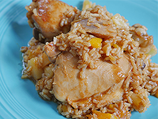 Peachy Barbecue Chicken