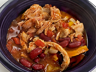 Slow Cooker Chicken Chili