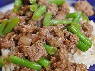 Stir-Fried Beef and Beans