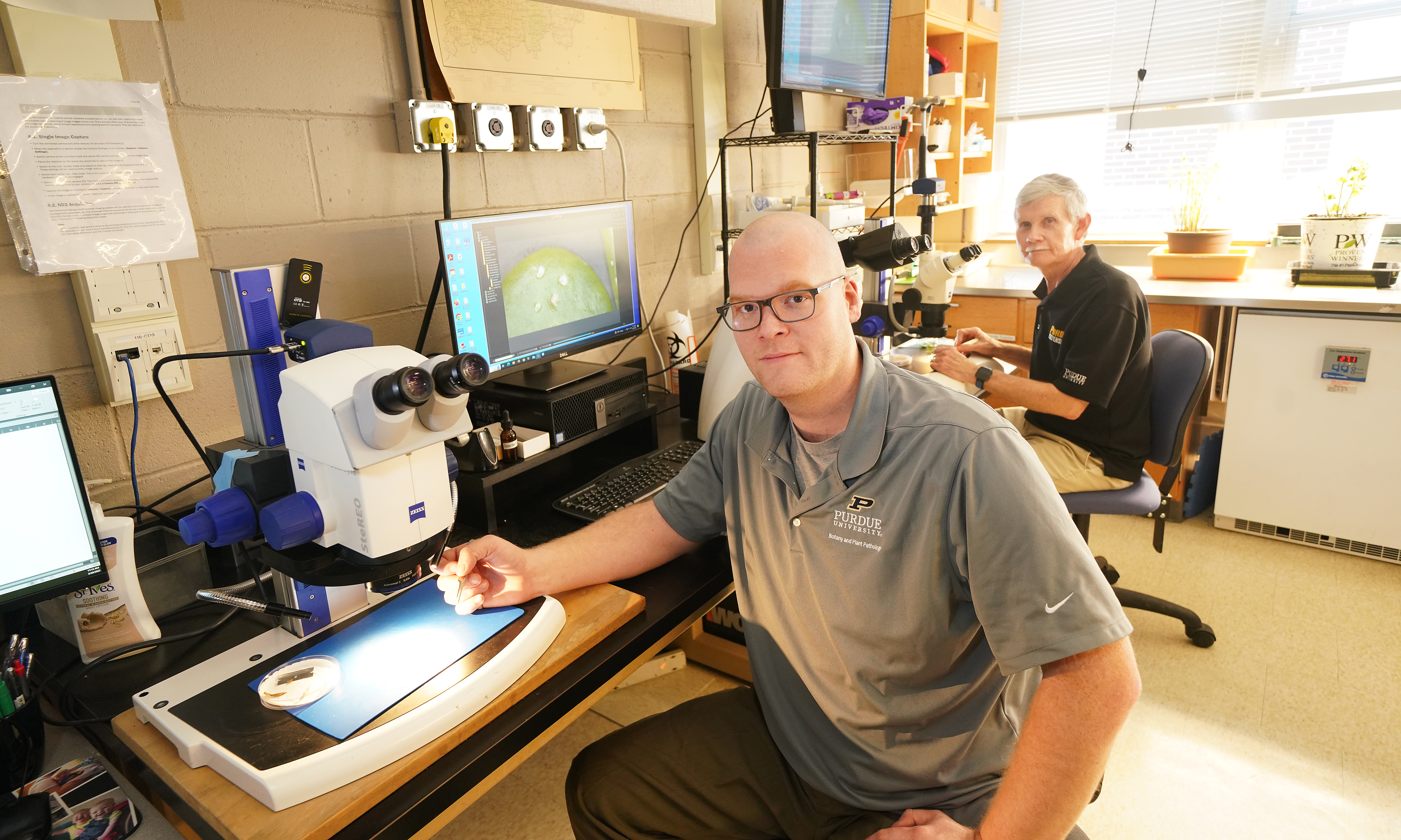 plant diagnostics lab at Purdue University College of Agriculture and Extension