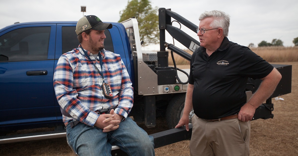 Evan Criswell talks to Bill Field