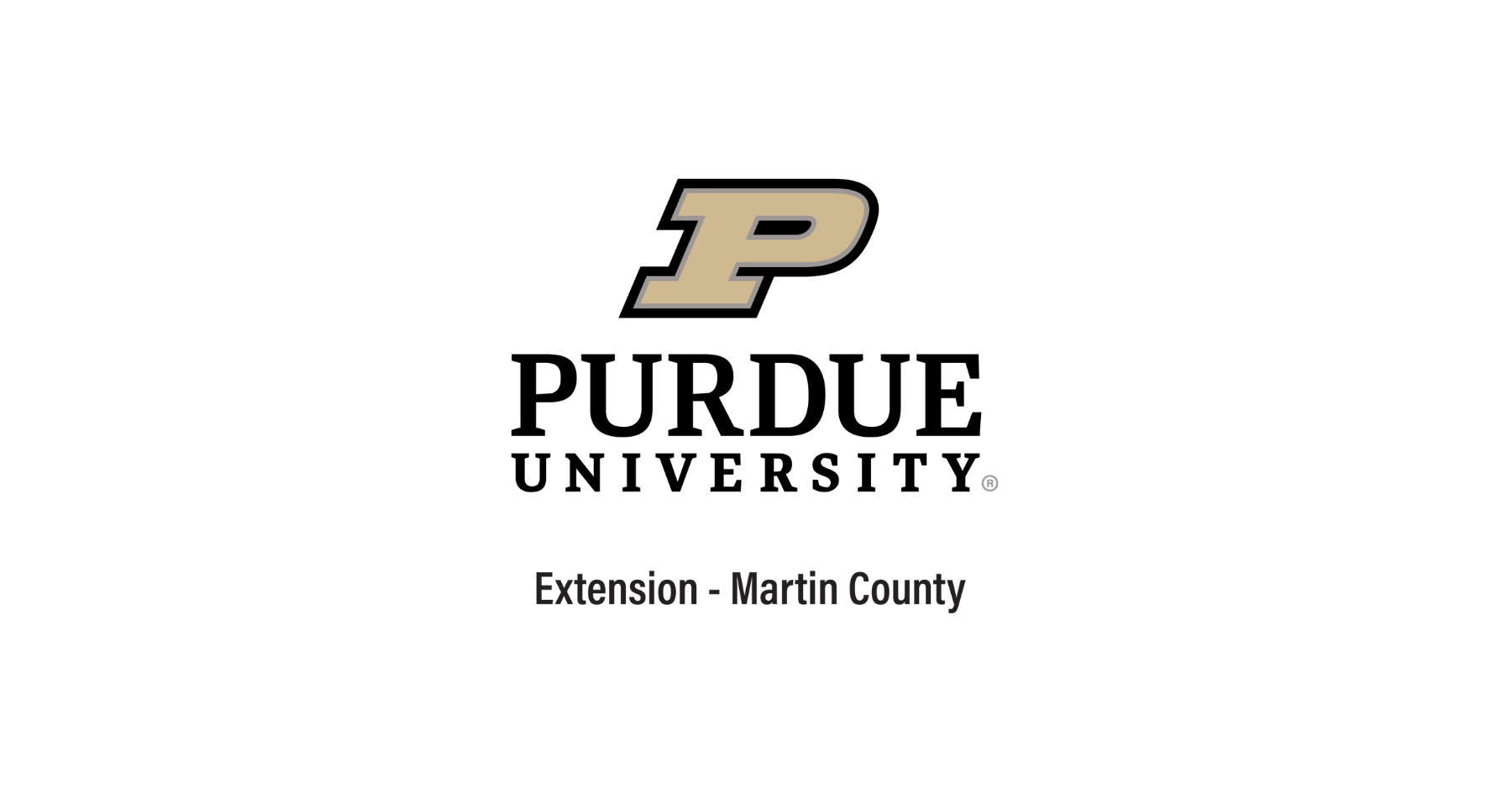 Purdue Extension Martin County Logo