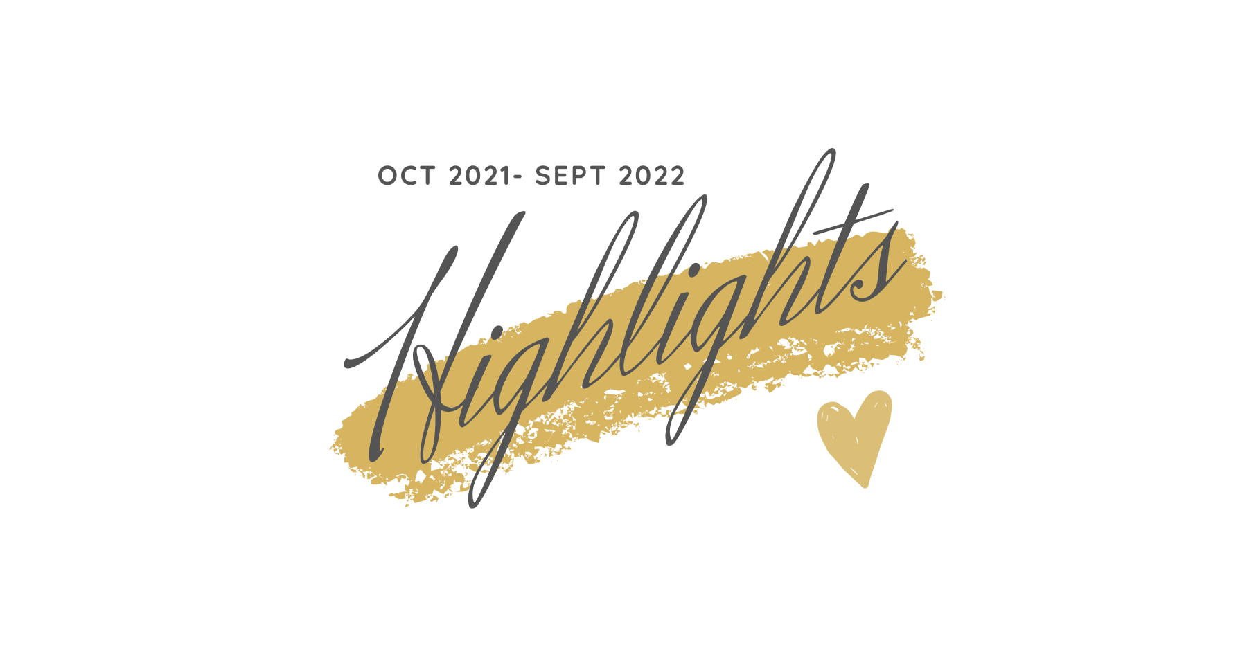 Highlights in gold font