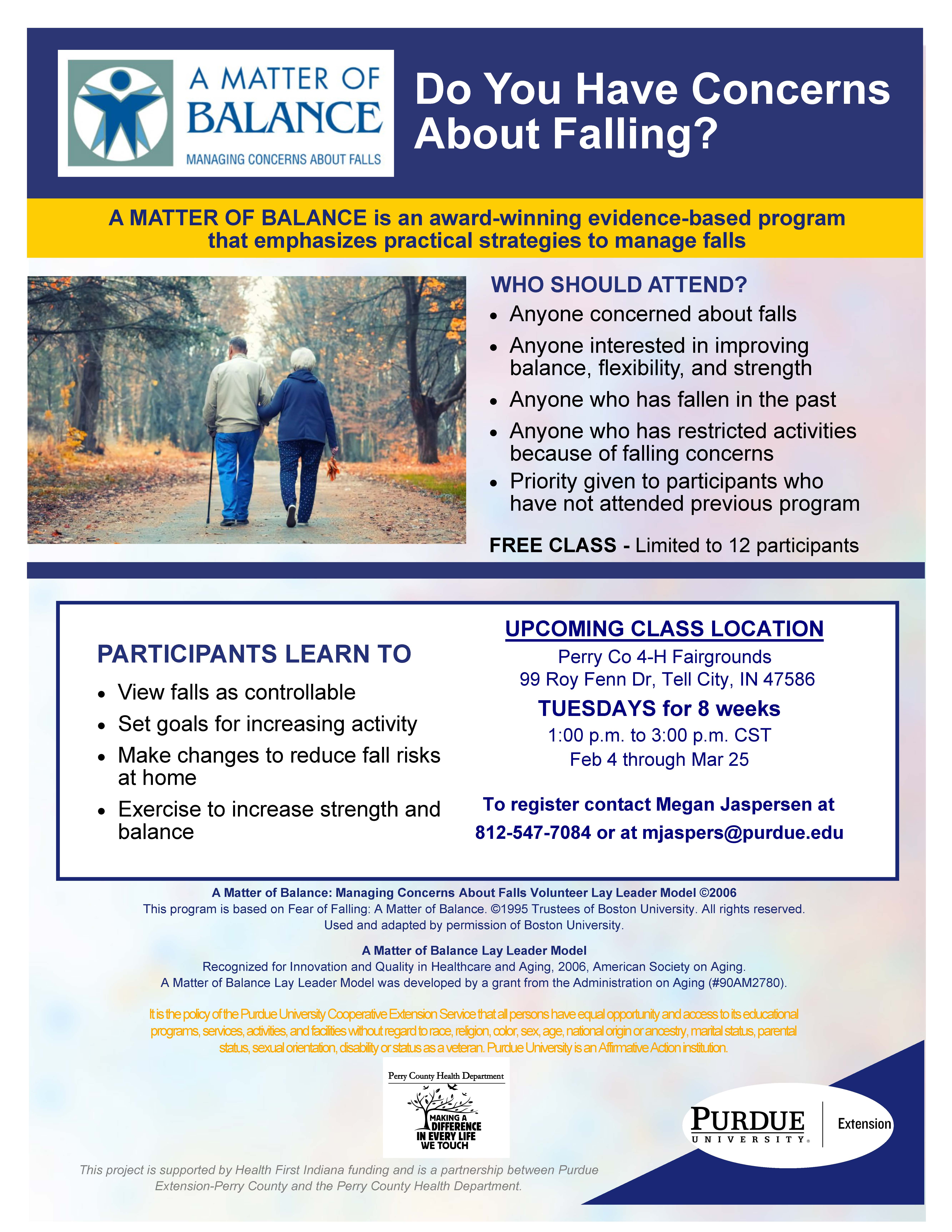 Matter of Balance Flyer