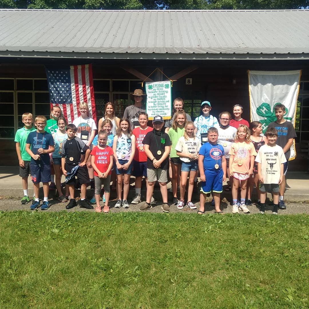 Steuben County kids at 4-H Camp