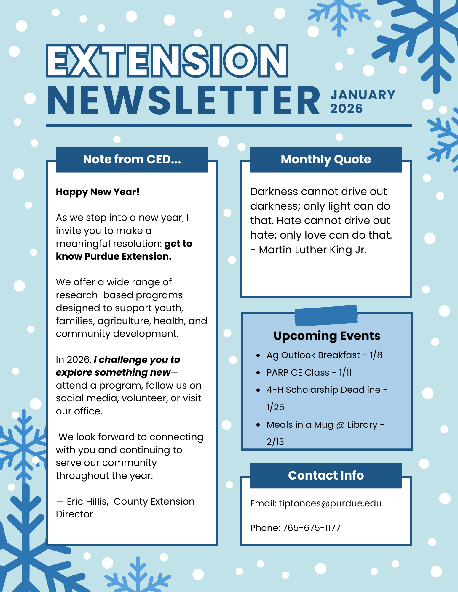 newsletter cover